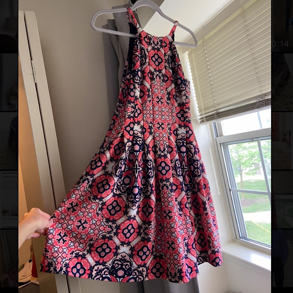 Vince Camuto Pink Floral Dress